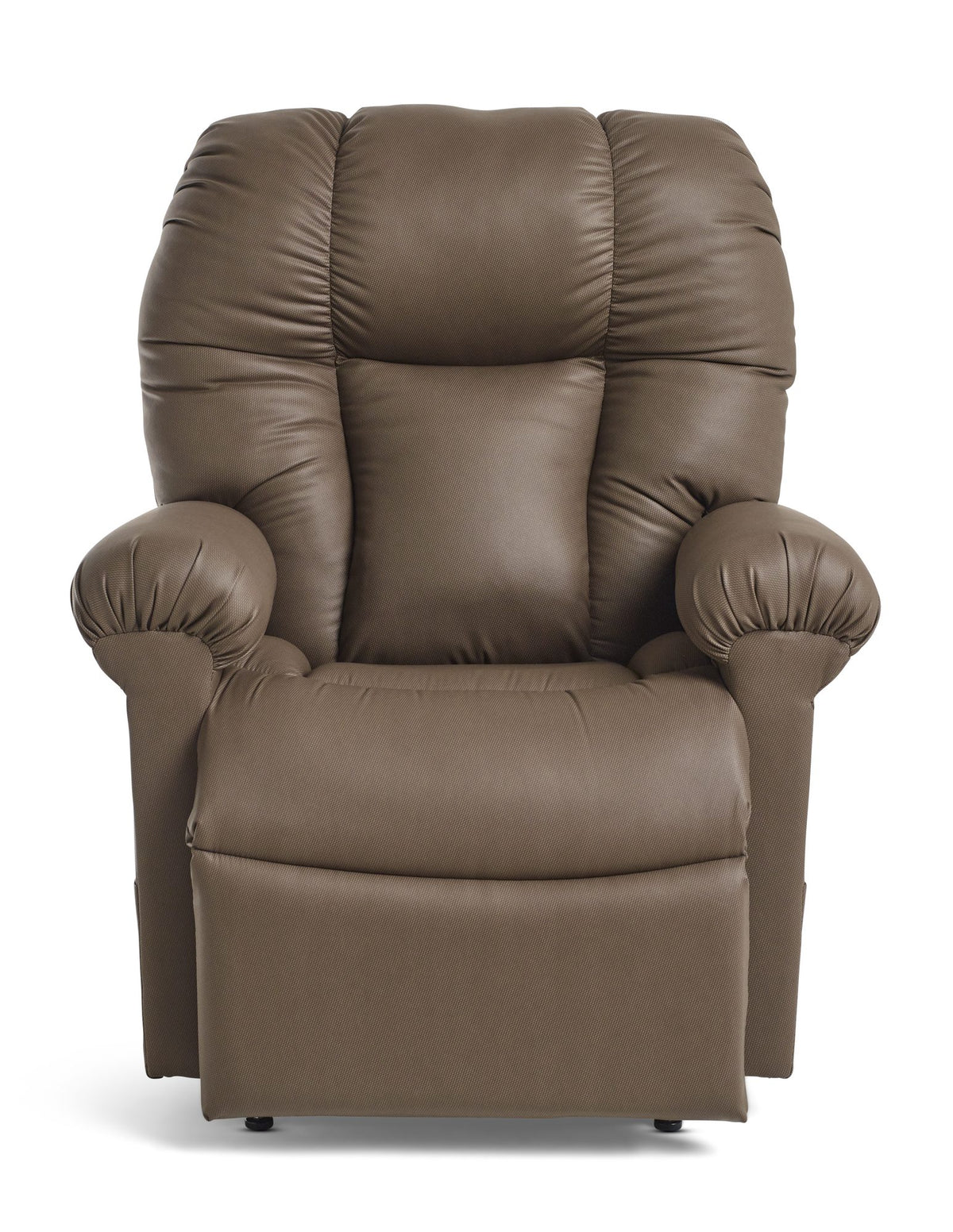 Journey Perfect Sleep Chair 2-Zone power lift recliner in MiraLux Chocolate, front view